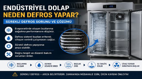 Endüstriyel Dolap Neden Defros Yapar ve Nasıl Çözülür?