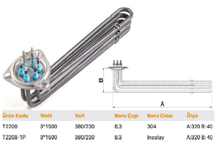 Büyük Üçgen Dirsek Flash Rezistans