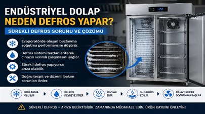 Endüstriyel Dolap Neden Defros Yapar ve Nasıl Çözülür?