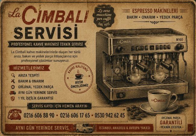 La Cimbali Servisi - 0216 606 88 90 - 0530 942 62 45