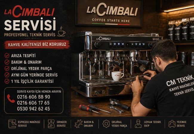 La Cimbali Servisi - 0216 606 88 90 - 0530 942 62 45