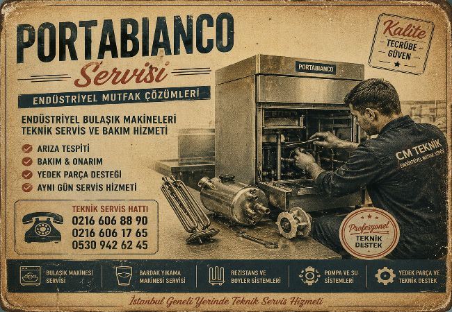 Portabianco Servisi - 0216 606 88 90 - 0530 942 62 45
