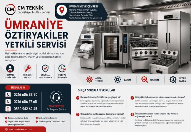 Ümraniye Öztiryakiler Yetkili Servisi 0216 606 88 90