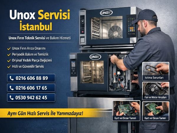 Unox Fırın Servisi teknik destek Unox Servisi endüstriyel fırın teknik müdahale