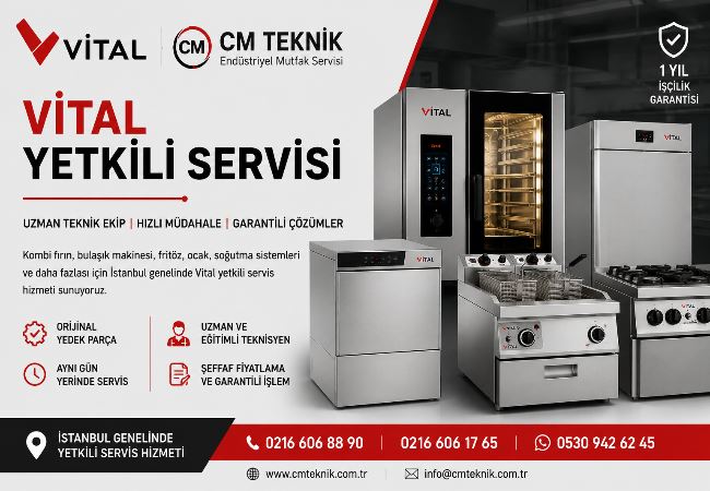 Vital Yetkili Servisi - 0216 606 88 90 - 0530 942 62 45